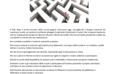 Quale orientamento? Focus Group tra tutor e orientatori